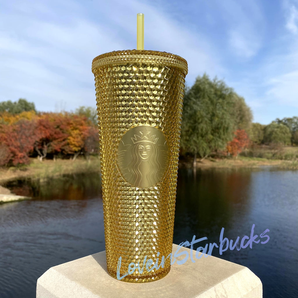 Starbucks 50th Anniversary Gold Dome Straw 24oz cup - order before rea