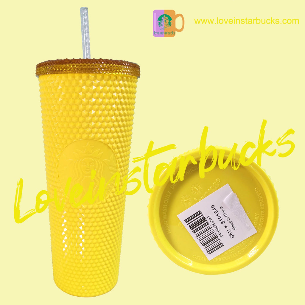 promotion Starbucks Taiwan purple matte straw studded cup 24oz