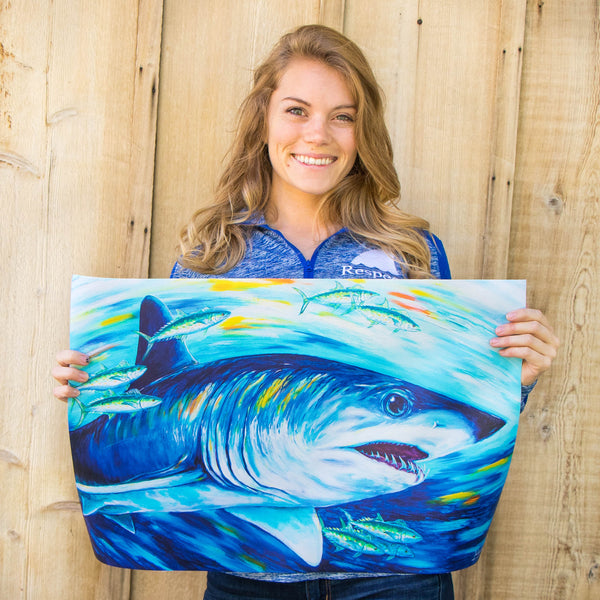 Shark Canvas Poster_ Supporting Conservation