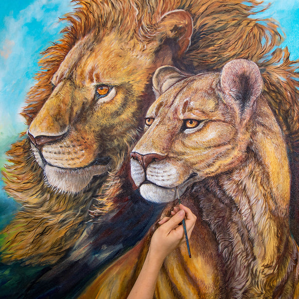 African Lions by Kelly Quinn
