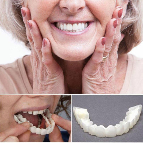 Magic Teeth Brace Veneers Veneer Tooth Snap On Temporary Cover In Quirky Smile Braces