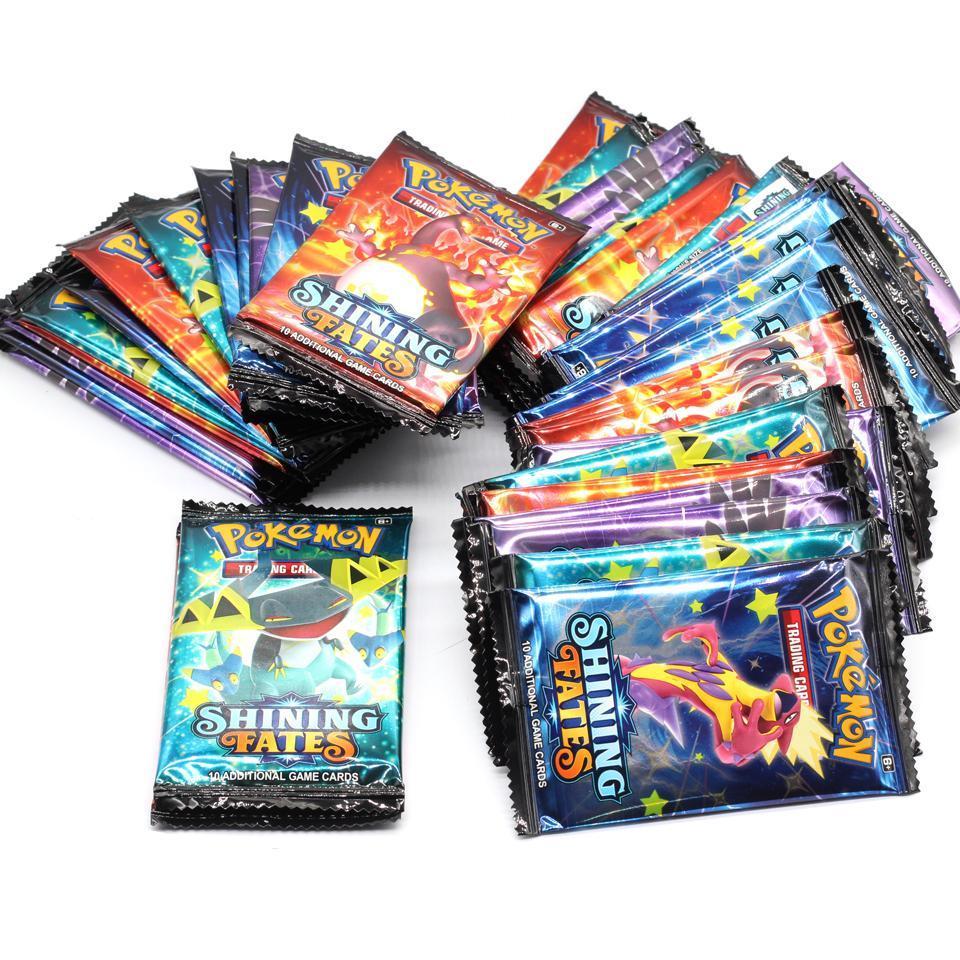 9pcs Pokemon Cards Gx Team Vmax Ex Mega Energy Shining Pokemon Car Nerdsuite