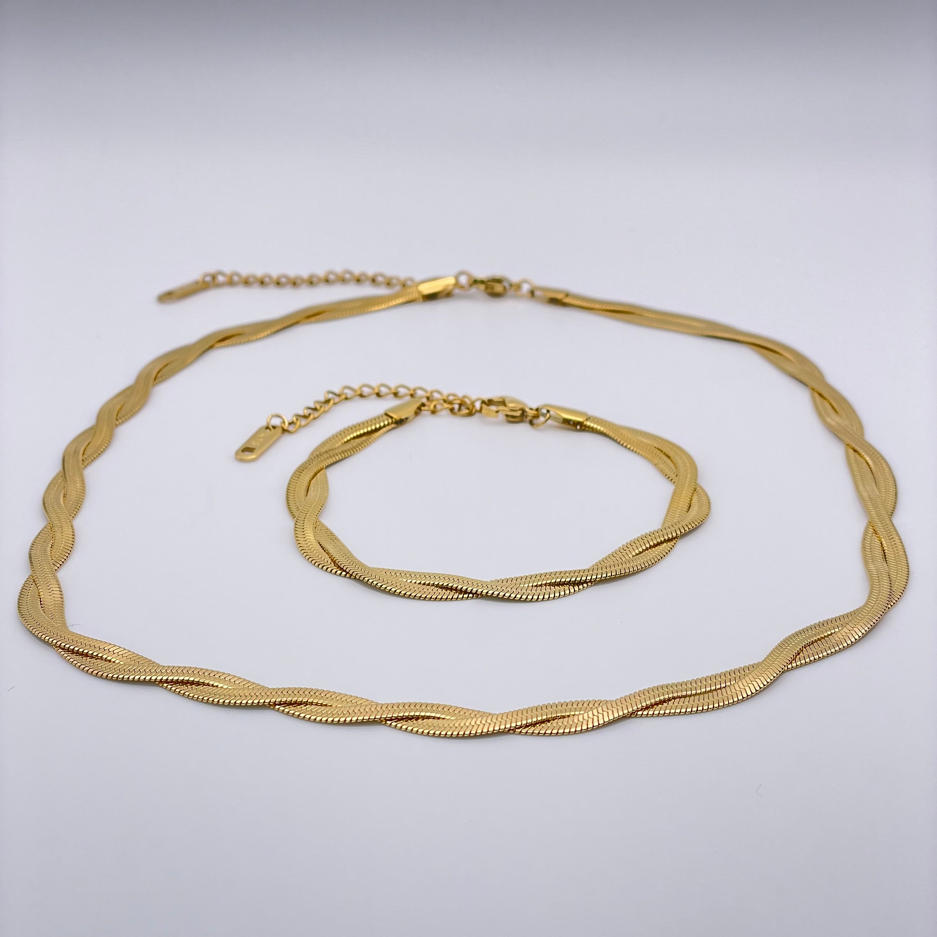 Gold Herringbone Chain for Men 18K Gold Plated Sterling Silver Herringbone  Italy | eBay