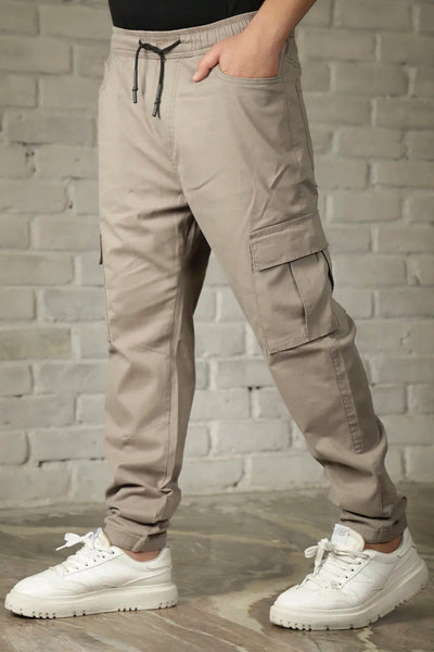 grey cotton cargo