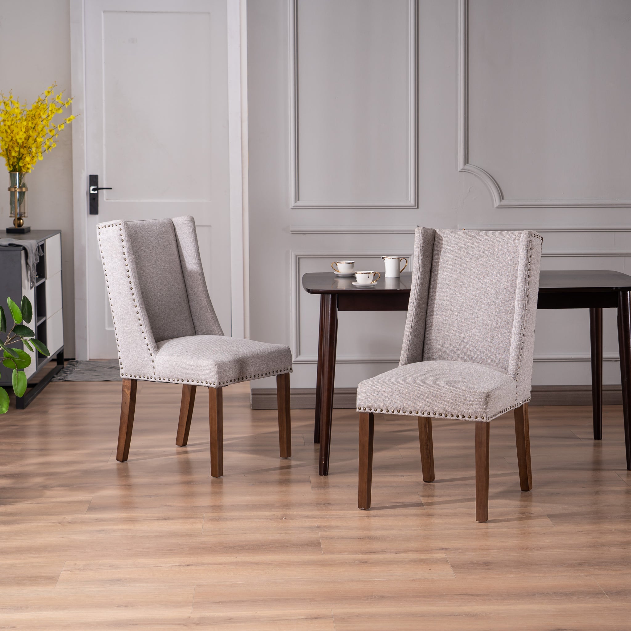 lowell modified wingback dining chair