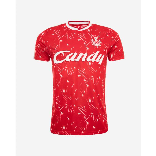 Liverpool FC Adults Retro Candy Home Shirt - The Bootroom Collection