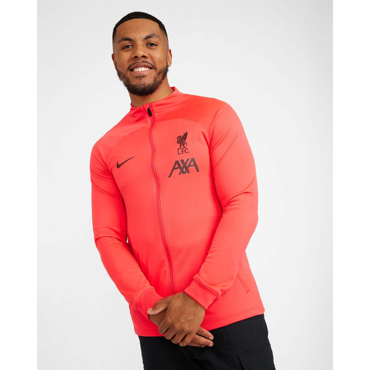 lfc nike mens black strike jacket