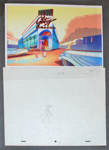 The Pink Panther in: Pink Olym-Pinks Publicity/Color Model Cel, Lot #13248