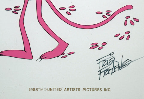 The Pink Panther in: Pink Olym-Pinks Publicity/Color Model Cel, Lot #13248