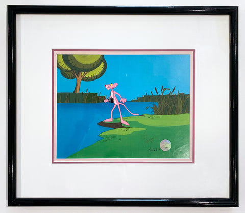 The Pink Panther in: Pink Olym-Pinks Publicity/Color Model Cel, Lot #13248