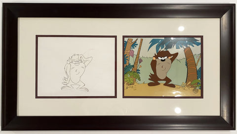 Looney Tunes Original Production Cel with Matching Drawing: Speedy Gonzales