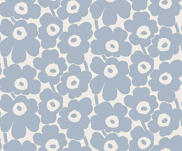 マリメッコ Marimekko ウニッコ Unikko スカイブルー 7256162107572 – WALLPAPER STORE