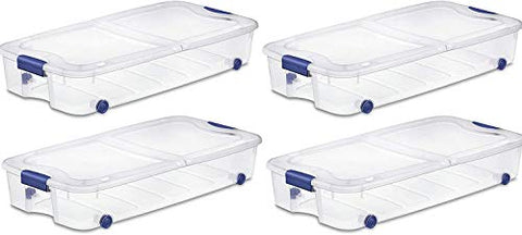 20Lb Airtight Rice Storage Container with Wheels, Dry Food Cereal Flou –  Home Harmony