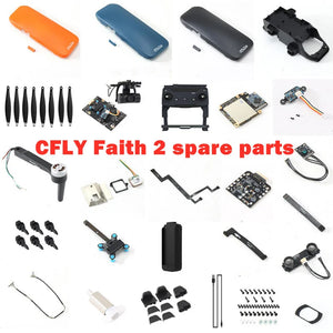 CFLY Faith 2 Faith2 DF808 RC Drone Spare Parts Blade Ppropellers Shell  Receiving Board Cable Arm Leg Charger GPS - Thedroneflight