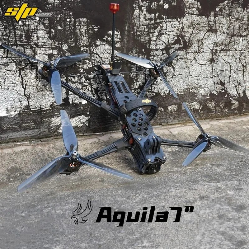 RUSHFPV STP Aquila 7" 295mm Carbon Fiber 7inch FPV Long Range Frame Kits Racing Drone Accessories