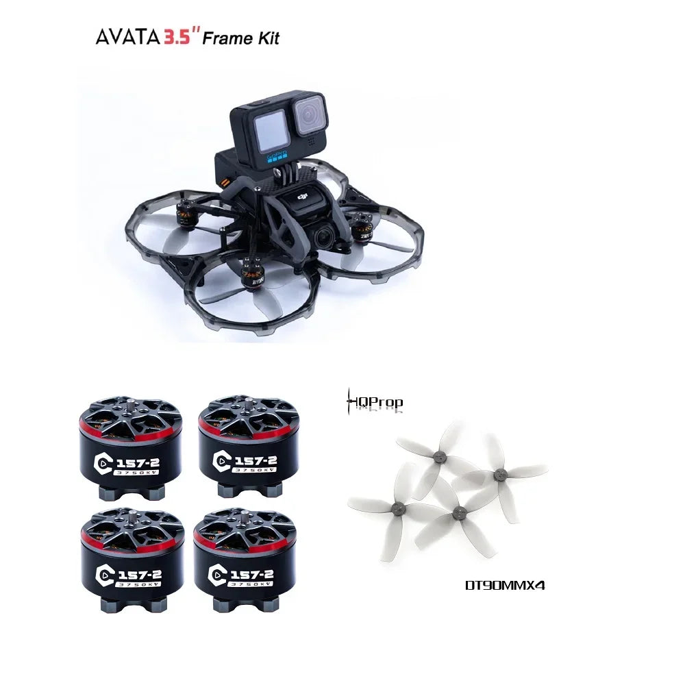 Axisflying AVATA 3.5 Upgrade Frame Kit With C157 V2 HQ Prop T2.9X2.5X5 Perfect Set To Upgrade Original DJI AVATA