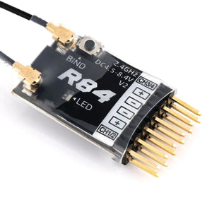 Best For Radiomaster R84 V2 4CH Compatible PWM RC Receiver for Frsky D8 D16 SFHSS Radiomaster TX12 T16S Transmitter - Thedroneflight