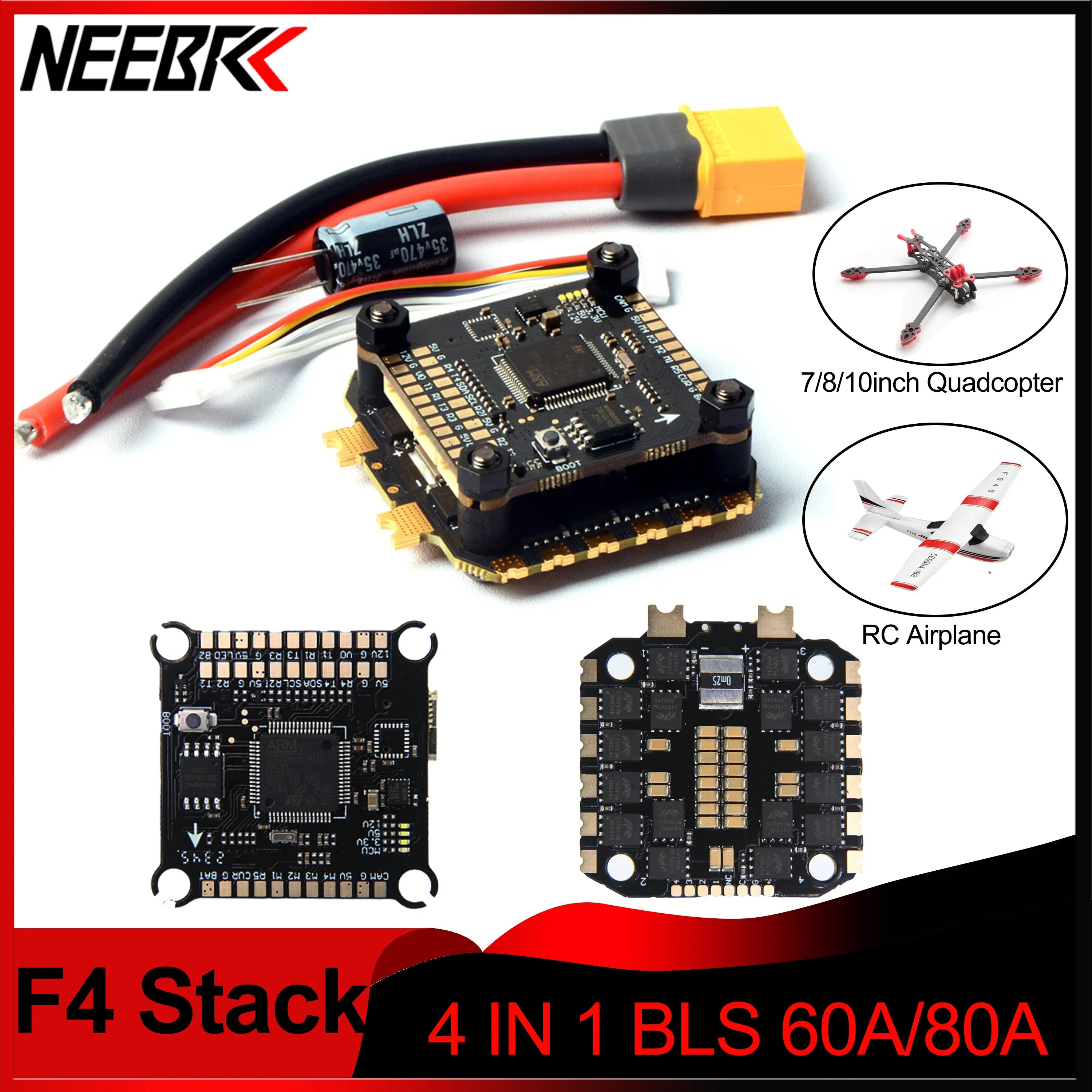 F405 F722 F7 Flight Controller FC 60A 80A 100A STACK Dshot ESC 3-8S SURPORT BetaFlight/INAV for MARK4 FPV Freestyle Drone Plane