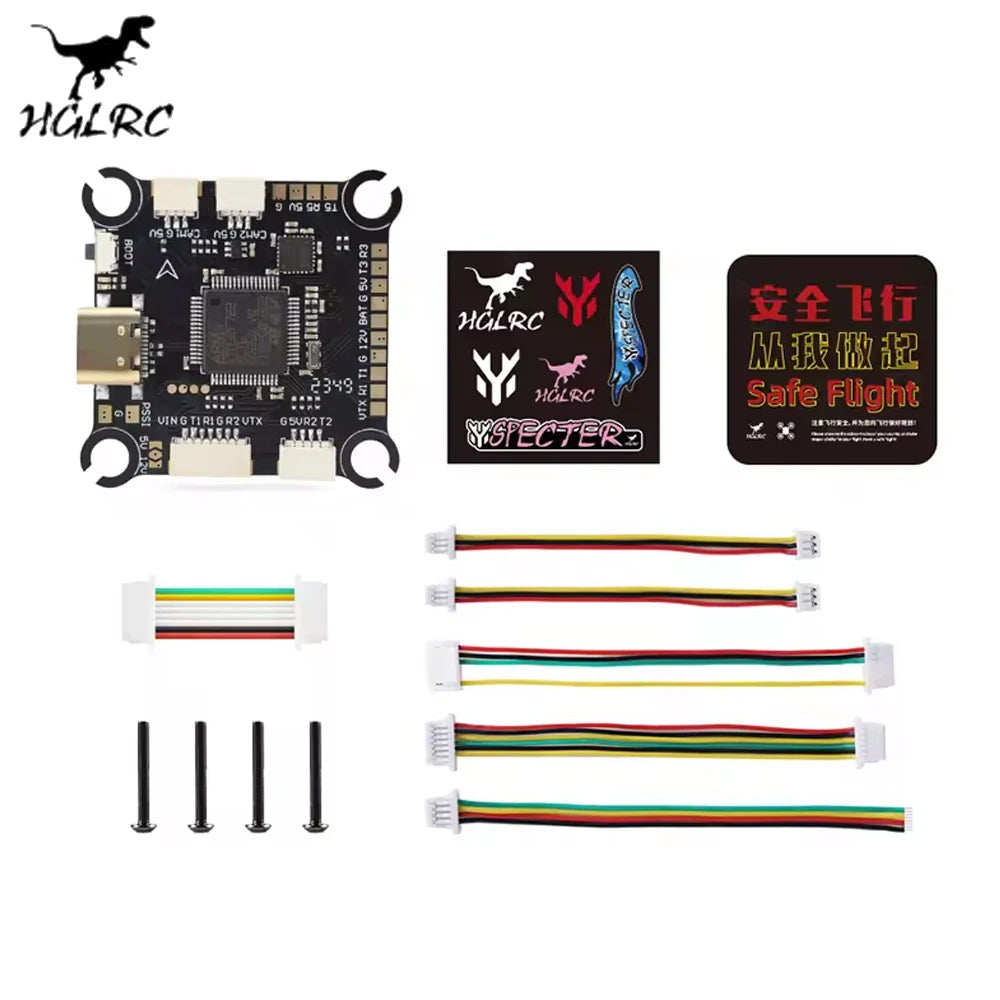 HGLRC SPECTER F722 Pro F7 Flight Controller MPU6000 Gyro 5V/10V BEC Support DJI O3 Digital HD / Analog VTX for RC FPV Drone