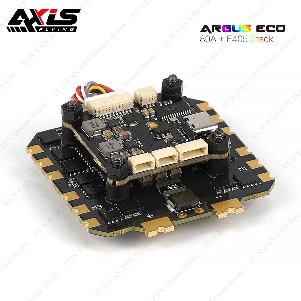 Axisflying ARGUS ECO 80A ECS + F405 FC Stack ICM42688P 16M 4-6S for Freestyle Long Range 13inch RC FPV Drone