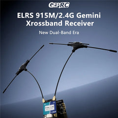 GEPRC GemX ELRS 915MHZ 2.4G Gemini Xrossband Receiver Dual-Band Integrated TCXO - Thedroneflight