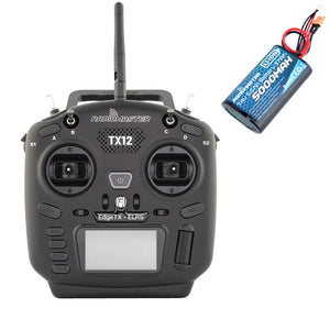 RadioMaster TX12 MKII 16CH ELRS CC2500 Hall Gimbals Radio Transmitter with USB-C QC3.0 Charging for RC Aircraft & Remote Control Toys - Thedroneflight