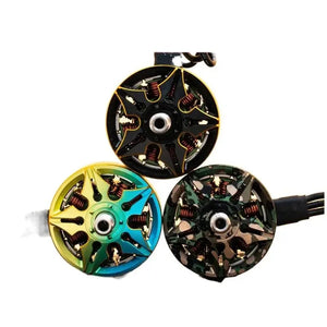 BZGNSS 2207 1960KV brushless Motor - 6S Turbo-Cooled for 5 inch FPV Racing Drones | Smooth Freestyle Performance (Gradient Camo) - Thedroneflight