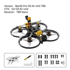 SpeedyBee Bee35 Pro 3.5 inch HD Drone O3 Air Unit FPV 35A 49N1 ESC ELRS 2.4G Receiver 6S Input For RC FPV Cinewhoop Quadcopter