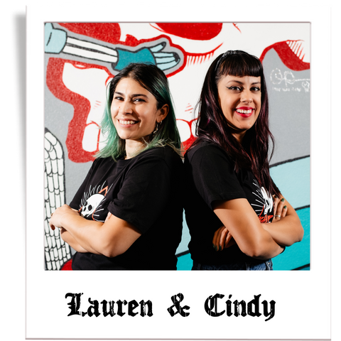 Lauren and Cindy, Owners of Death Drop Roller Skate Shop