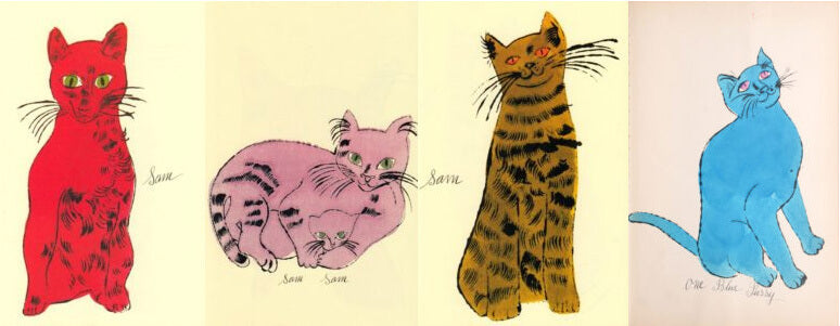 Andy Warhol's 25 Cats Name Sam. Read now on Fang & Fur.