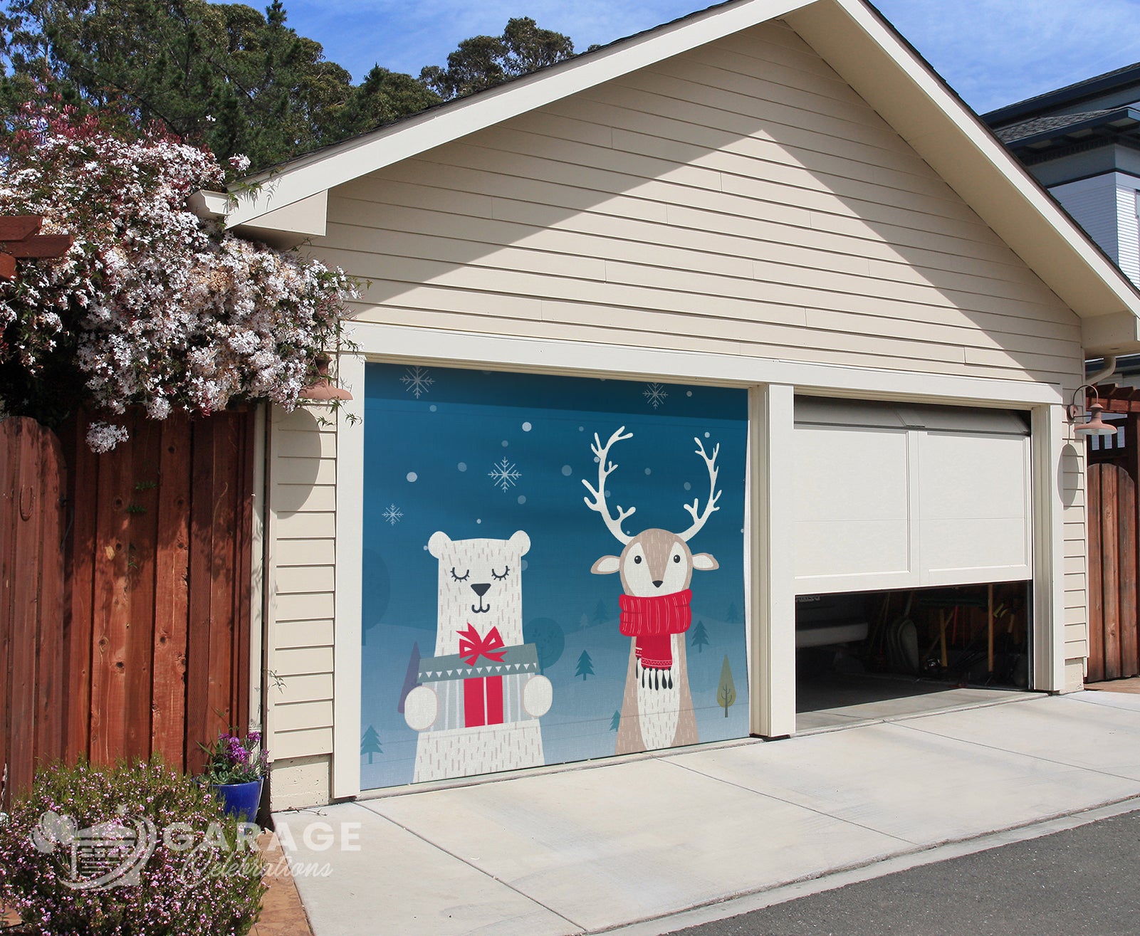 Unique Garage Door Covers, Holiday Decor