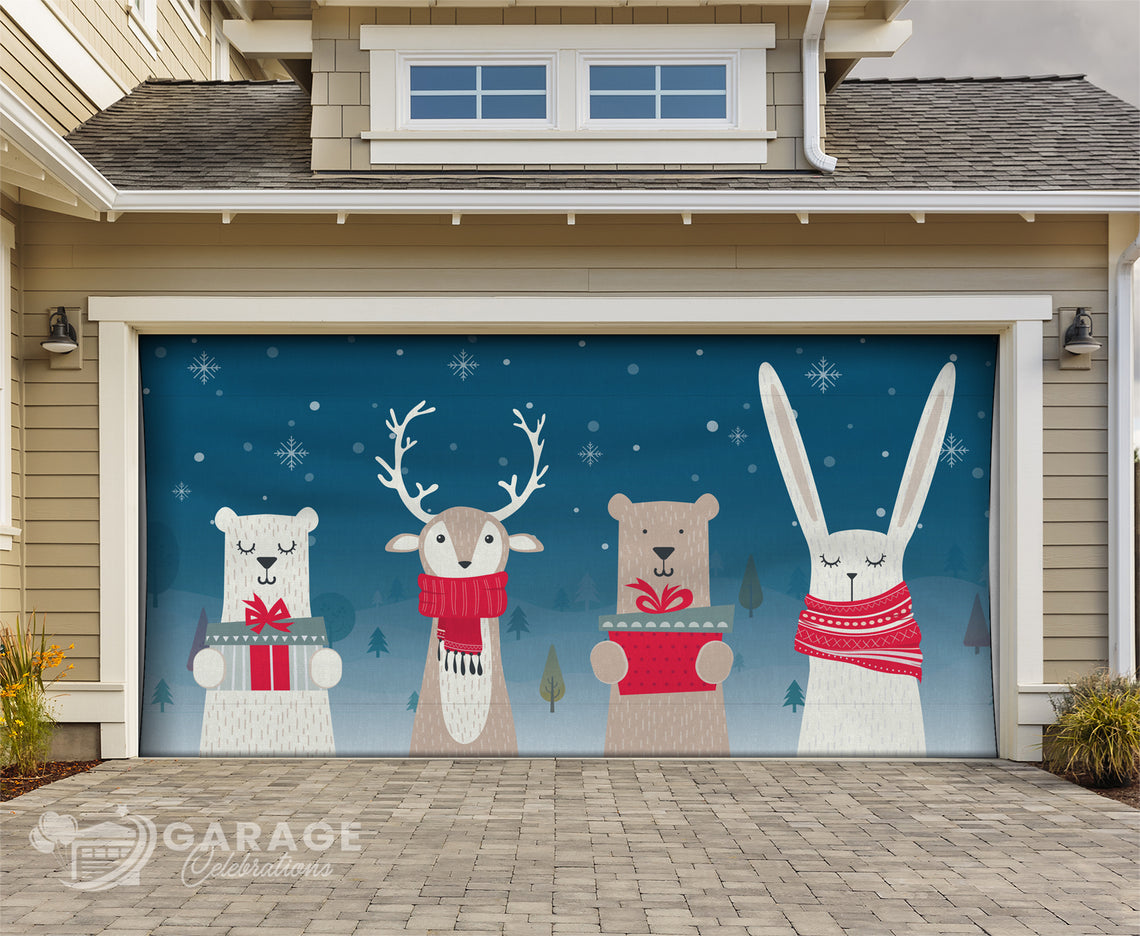 Unique Garage Door Covers, Holiday Decor