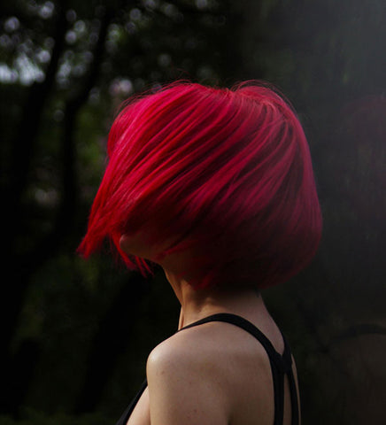 Haartrend kräftiges Rot