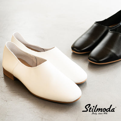 STILMODA スティルモーダ］ Leather Flat Shoes レザー フラット