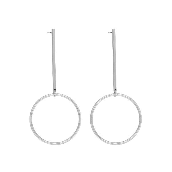 Flipkartcom  Buy STOREFOURU big round coin style hoop Earrings for women  girls latest trending earrings Silver Color Alloy Hoop Earring Online at  Best Prices in India