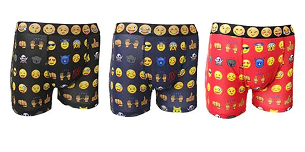 emoji style boxer shorts for dad