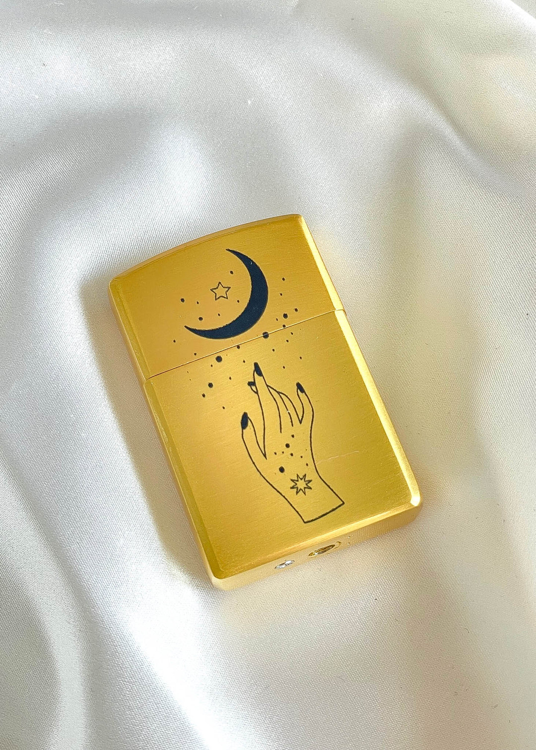 CANNA STYLE GOLD CELESTIAL REFILLABLE LIGHTER