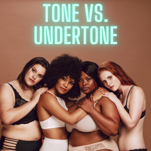Tone is how light or dark your skin is. The undertone is more subtle that that. 