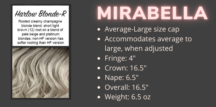 Our Harlow Blonde Rooted is lighter and cooler in undertone in the Wigs Forever line than in the CysterWigs Limited line