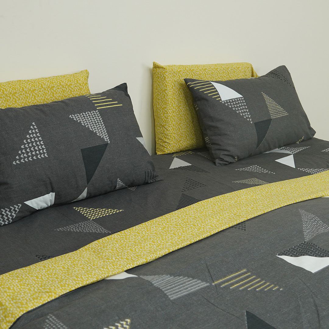 Neon whirl Single Duvet Cover & Comforter Set