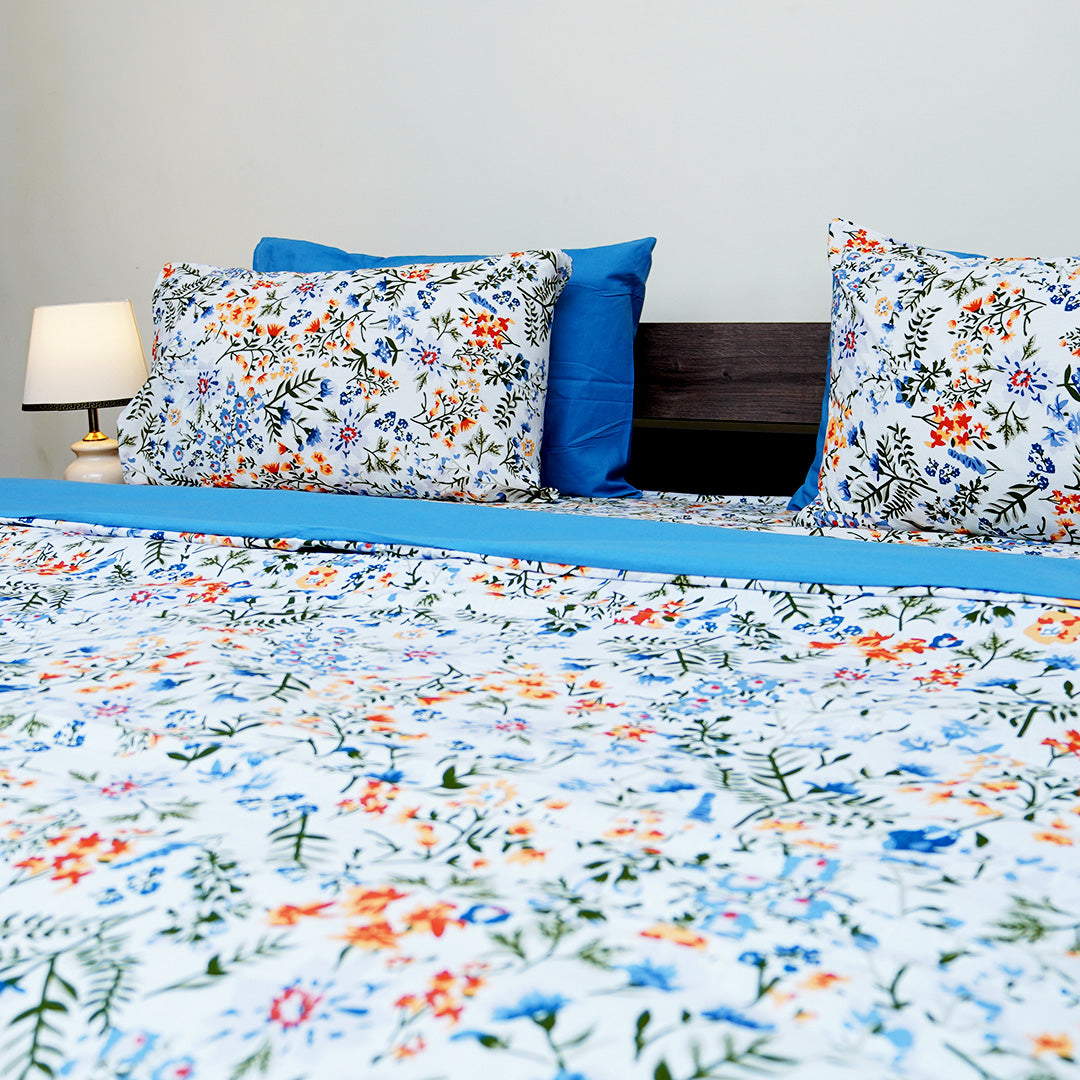 Floral Elegance King Bedsheet Set