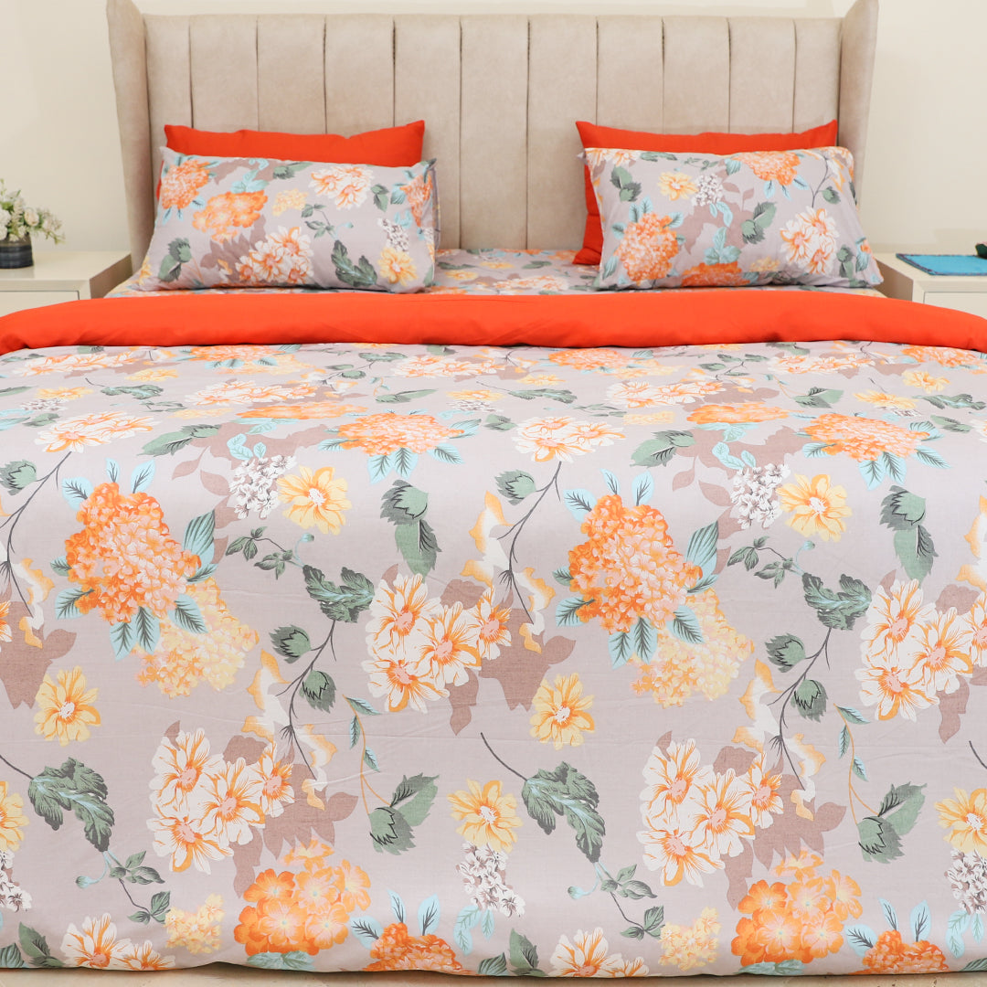 Rural Plant King Duvet Cover & Comforter Set