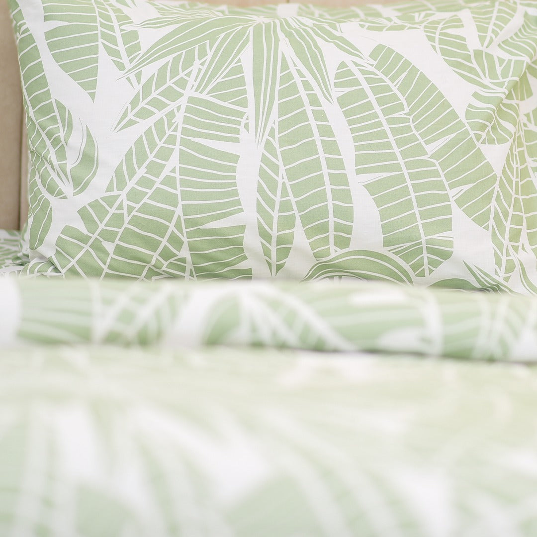 Tropical green Single Duvet Cover & Comforter Set