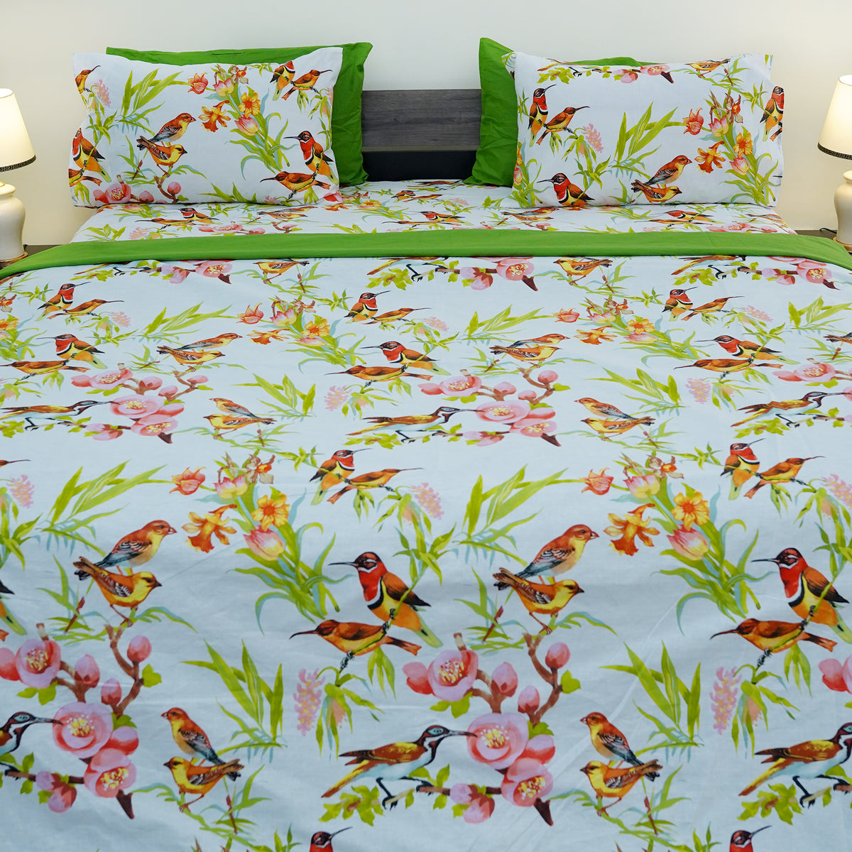 Vintage Vineyard King Bedsheet Set