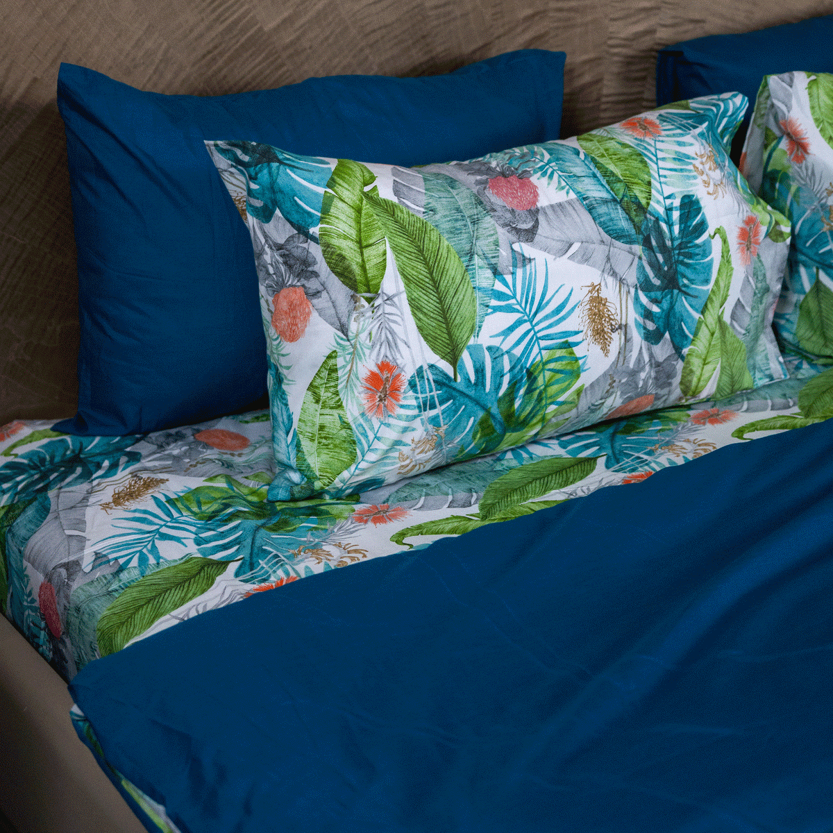 Euphoria-Leaves Single Bedsheet Set