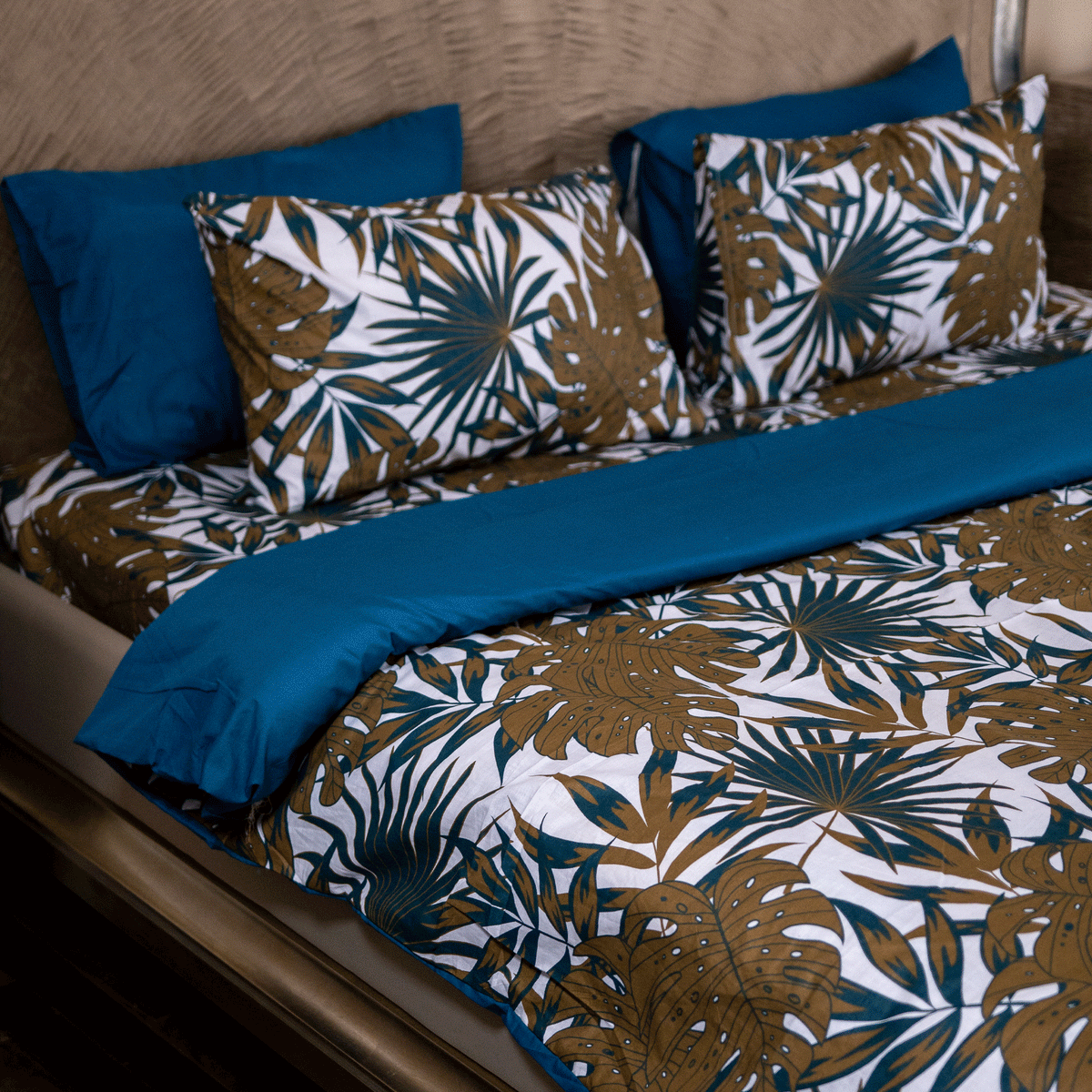 Maple-leaves Single Bedsheet Set