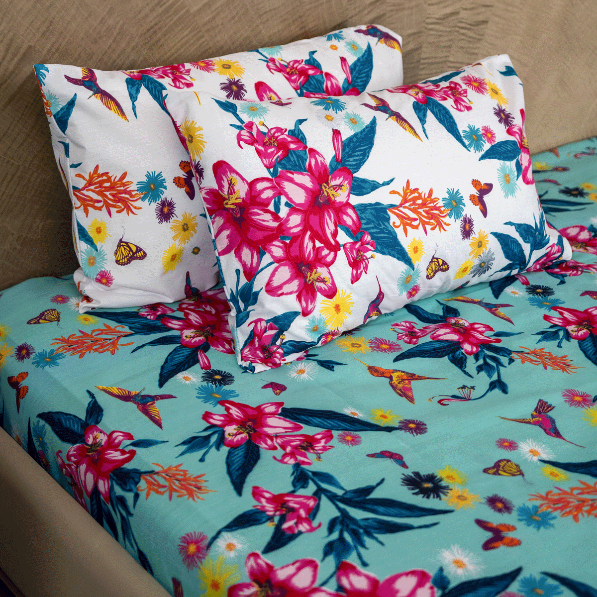 SpringVintage Single Duvet Cover & Comforter Set