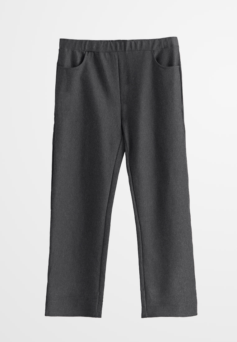 Phillipa SMART Straight Cut Work Pants - Grey