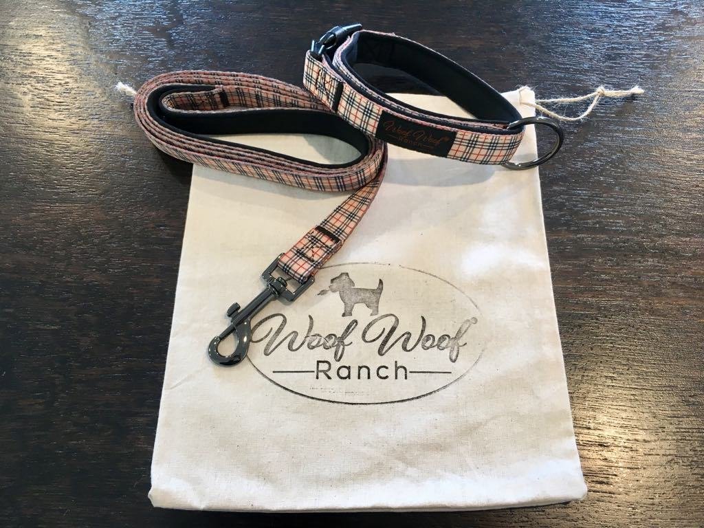 Burberry Style Collar & Lead – WoofWoof Ranch