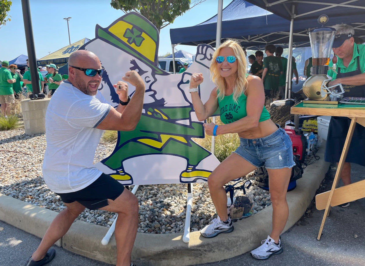 Rick & Julie Lohre Cheer On The Fighting Irish